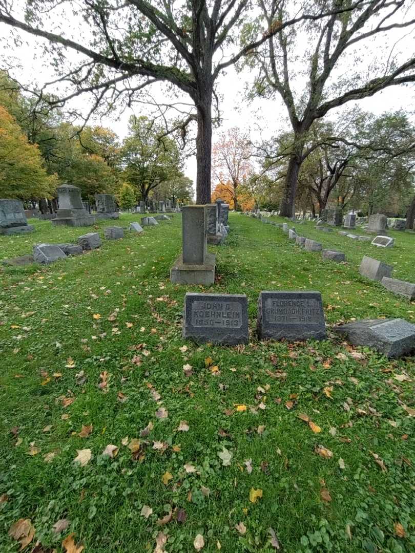 John G. Koehnlein's grave. Photo 2