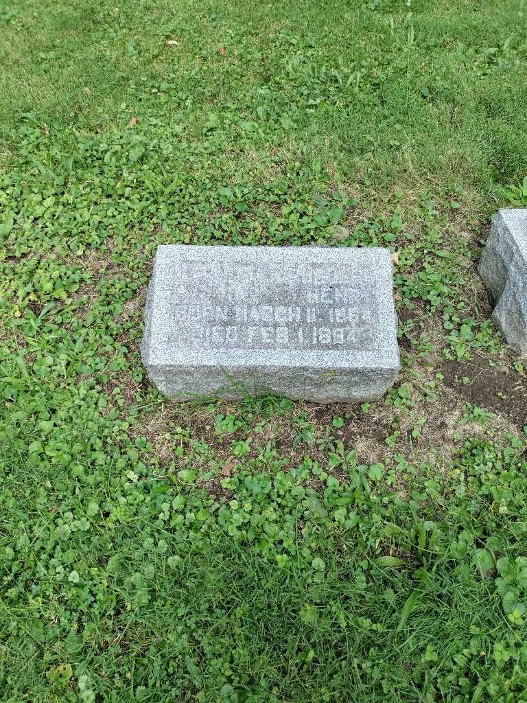 Leonora W Rudolph Henry's grave. Photo 2