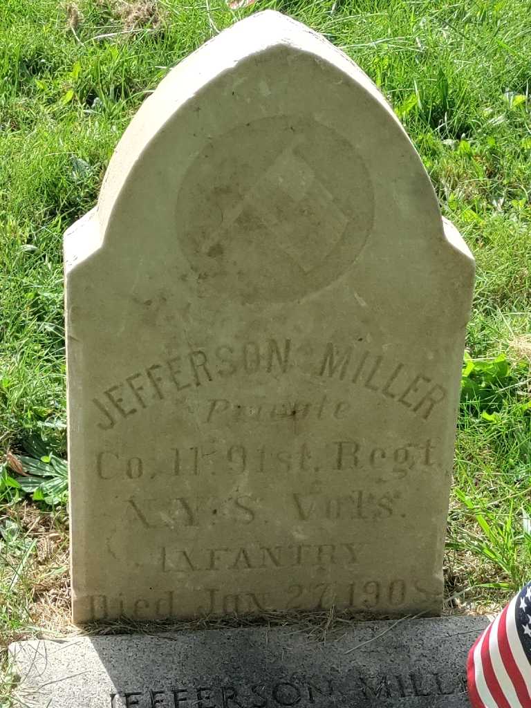 Frank Jefferson Miller's grave. Photo 3