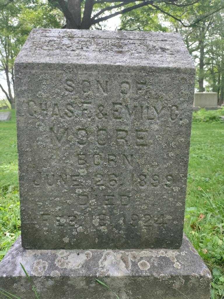 Charles A. Moore's grave. Photo 3