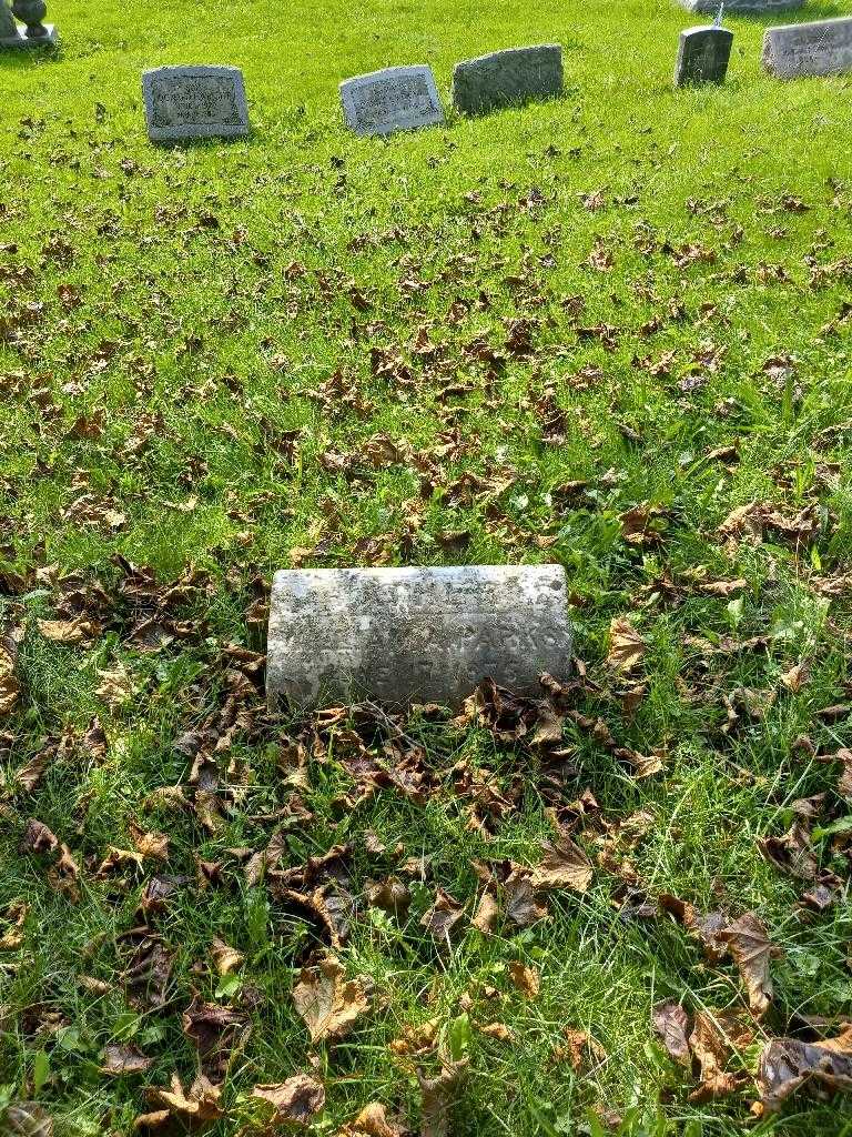 William A. Parks's grave. Photo 1