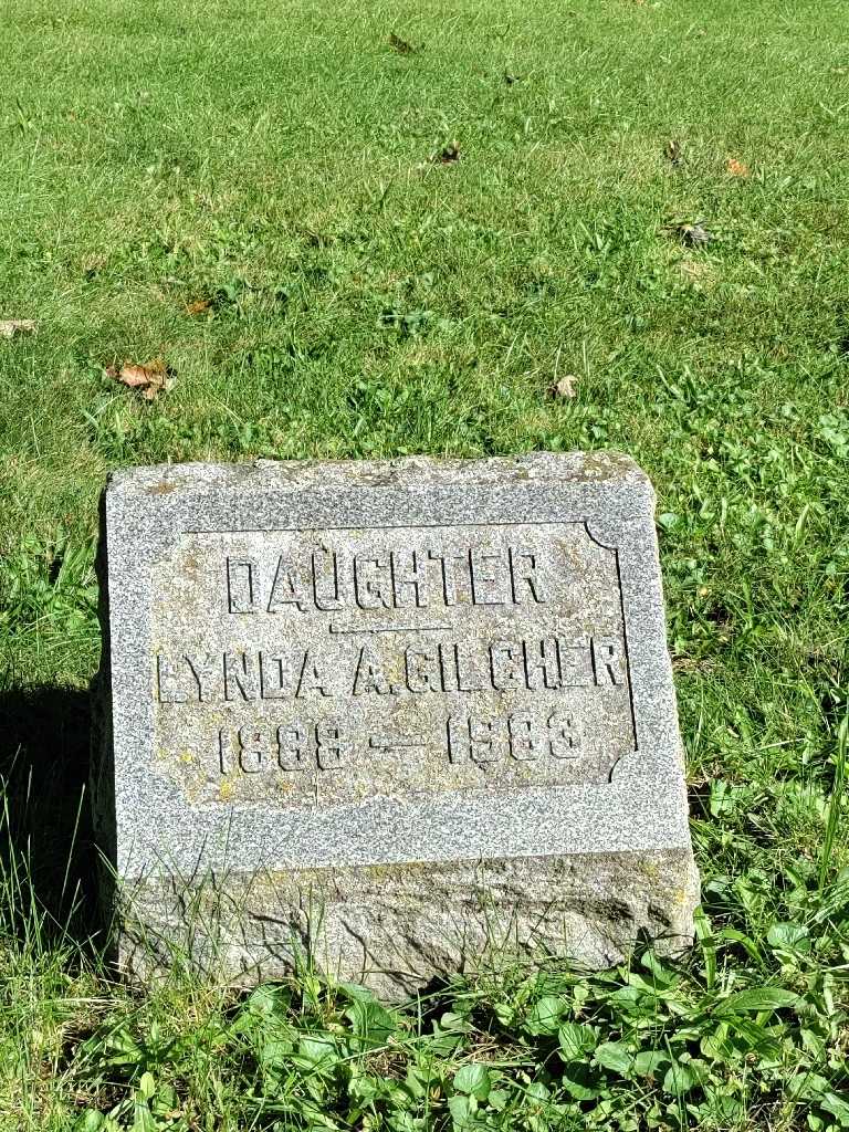 Lynda A. Gilcher's grave. Photo 3