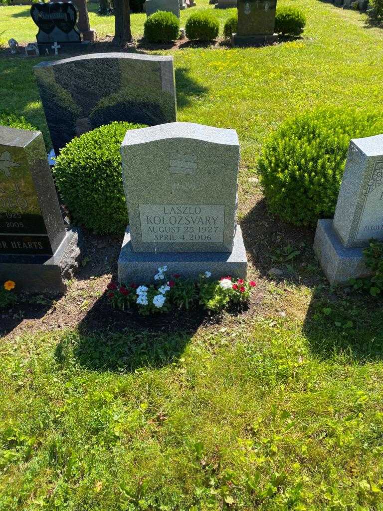 Laszlo Kolozsvary's grave. Photo 2
