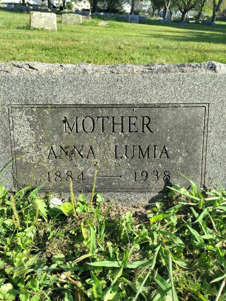 Anna Lumia's grave. Photo 3