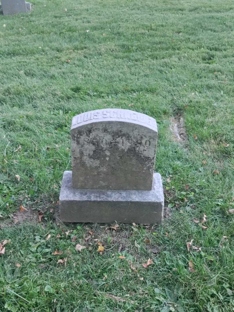 Louis Schneider's grave. Photo 2