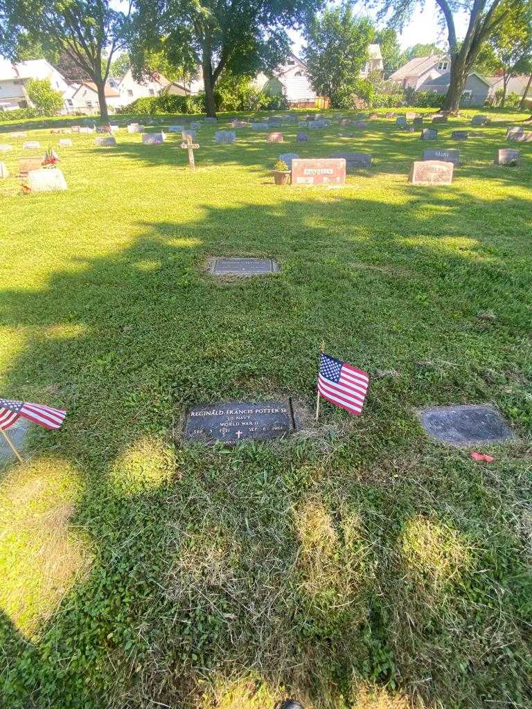 Reginald Francis Potter Junior's grave. Photo 1