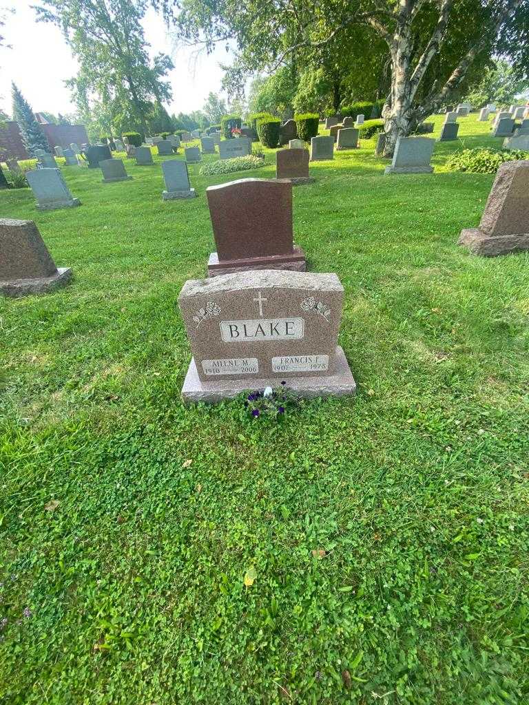 Francis E. Blake's grave. Photo 1