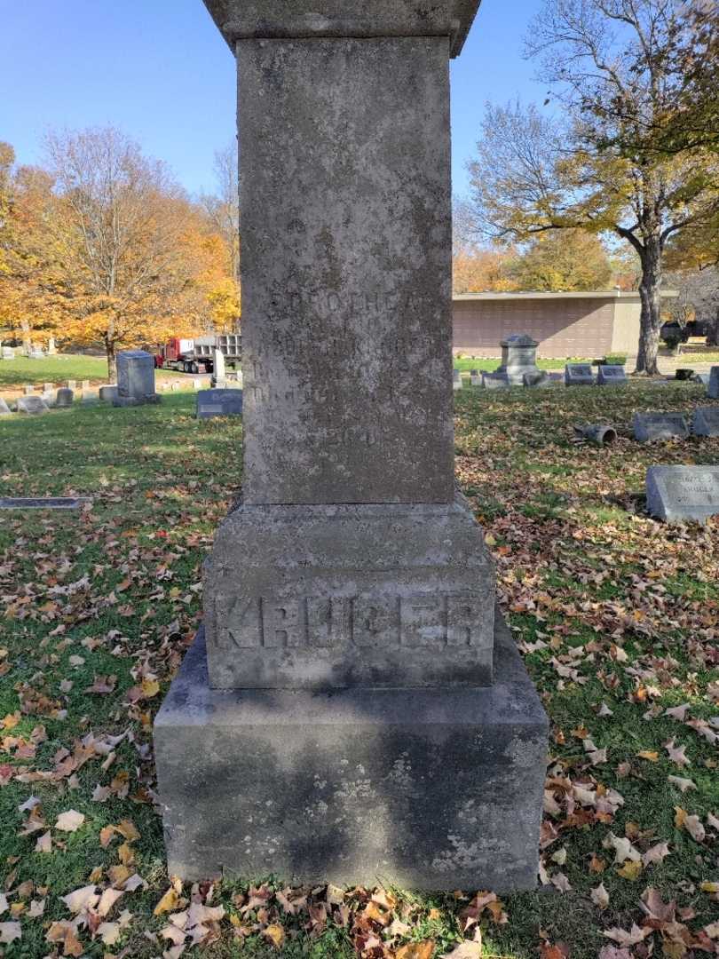 Dorothea Kruger's grave. Photo 3