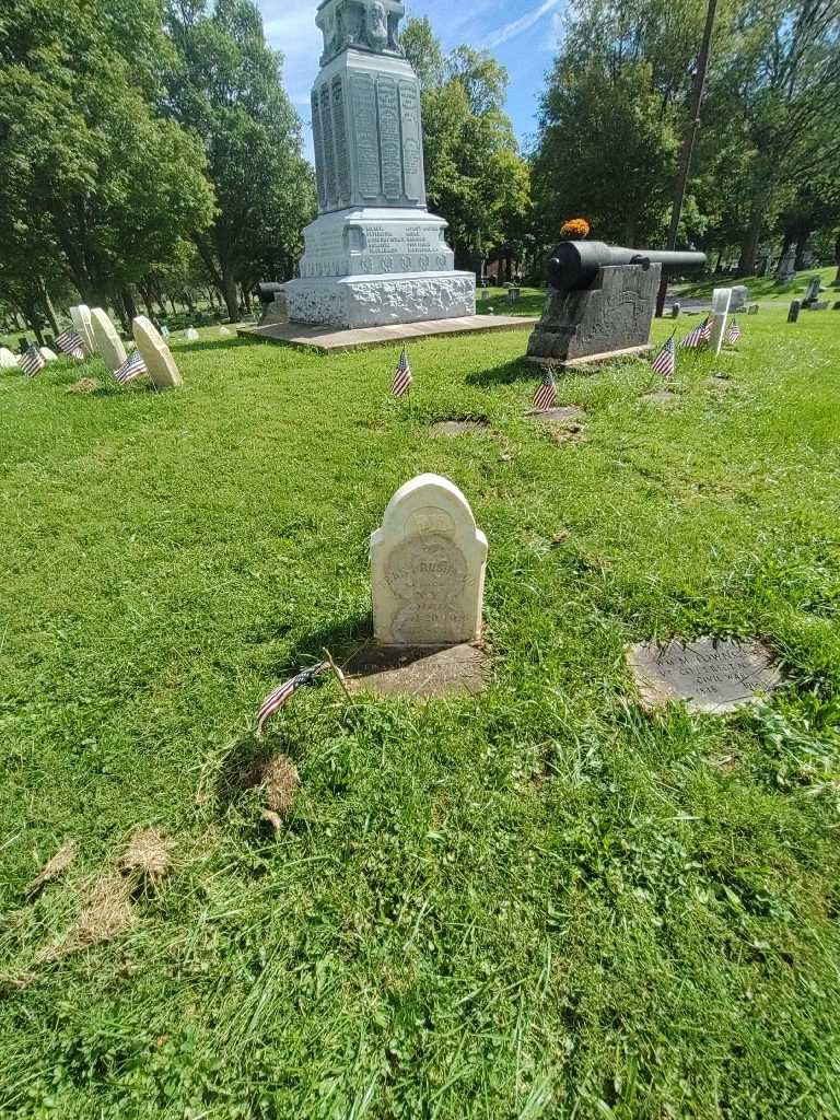 Frank Rushaloo's grave. Photo 1