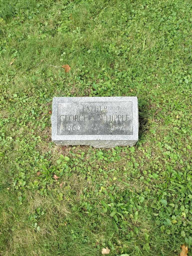 George A. Whipple's grave. Photo 2