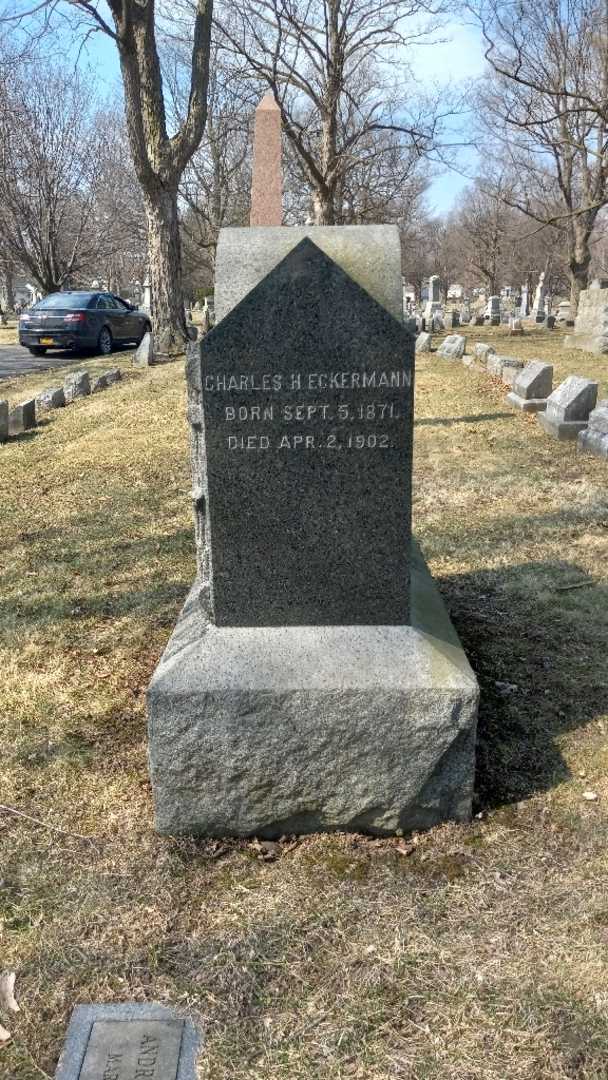 Charles H. Eckermann's grave. Photo 3