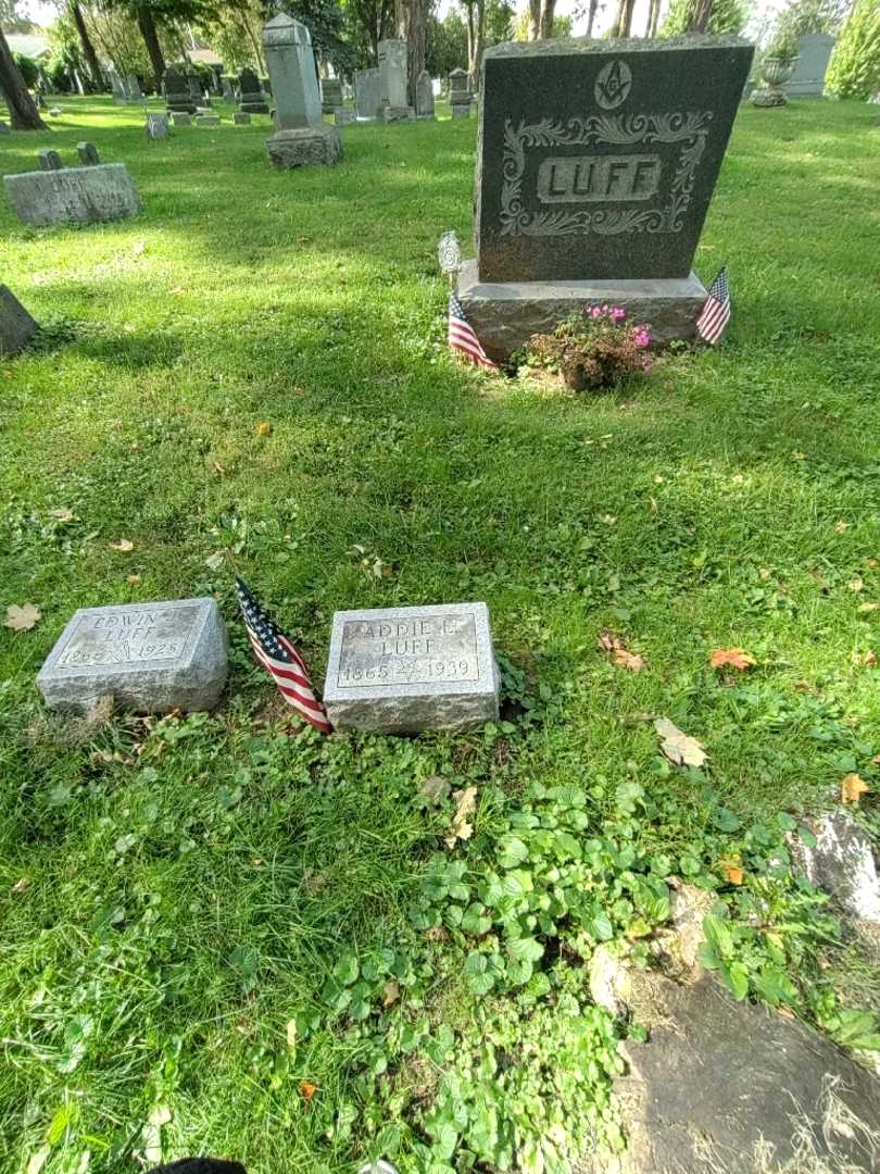 Addie L. Luff's grave. Photo 1