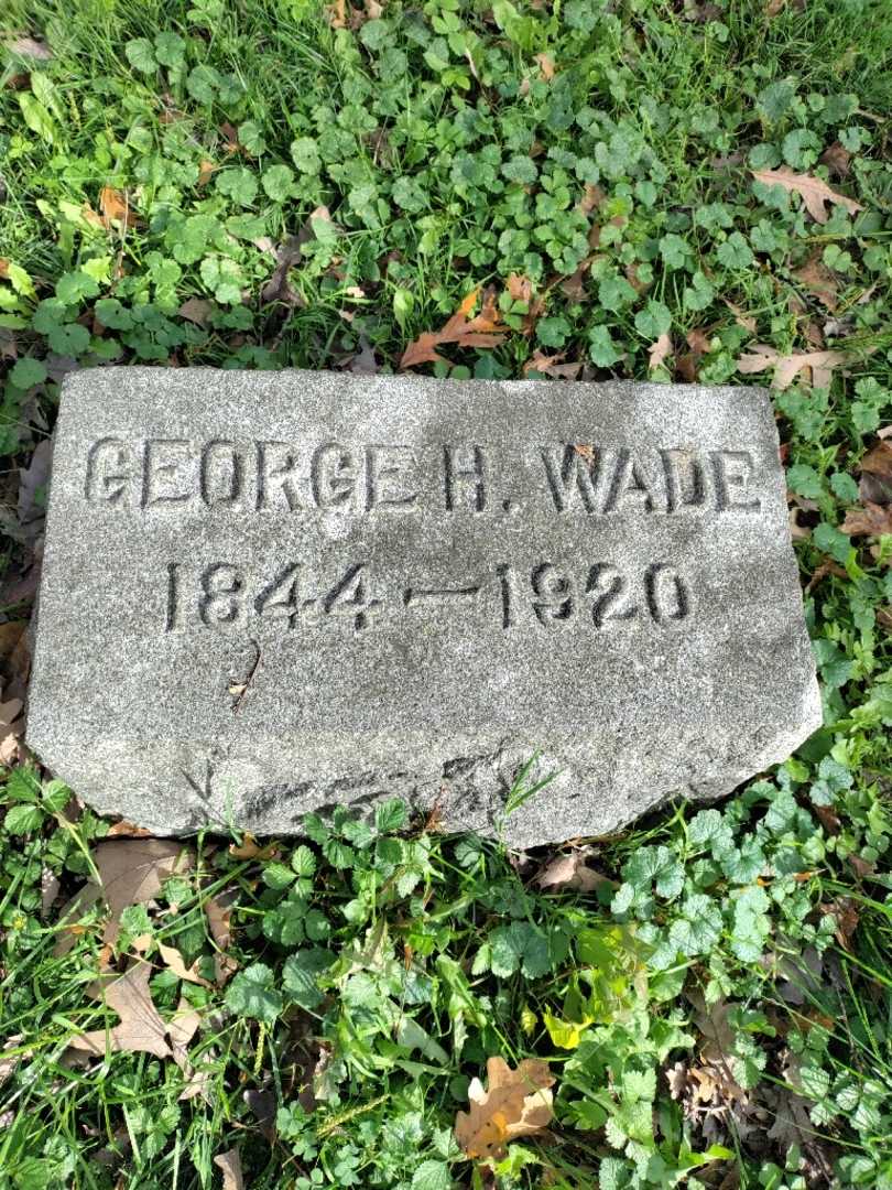 George H. Wade's grave. Photo 3