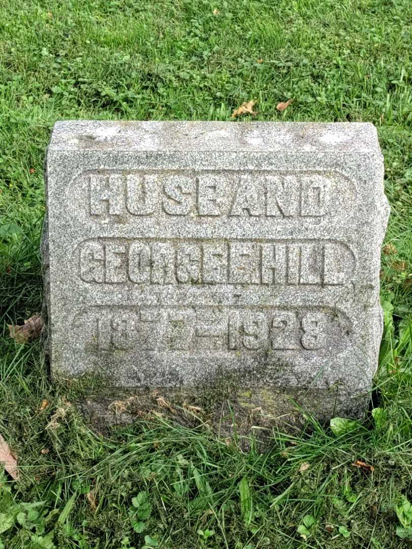 George E. Hill's grave. Photo 3