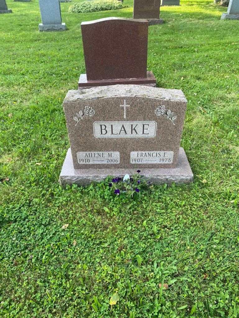Ailene M. Blake's grave. Photo 2