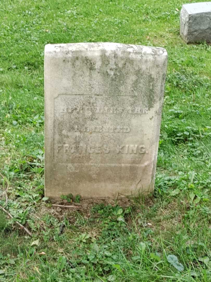 Frances E. King's grave. Photo 3