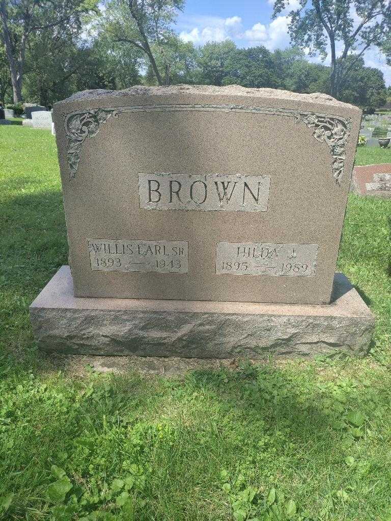 Hilda J. Brown's grave. Photo 3