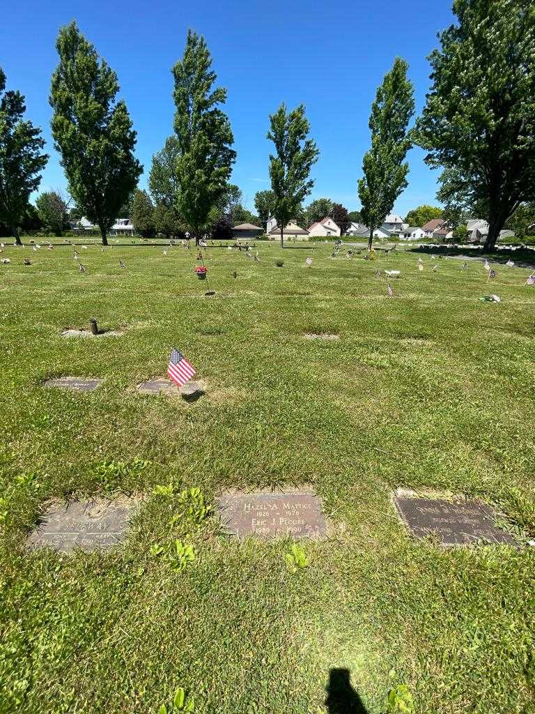 Hazel A. Mattice's grave. Photo 2