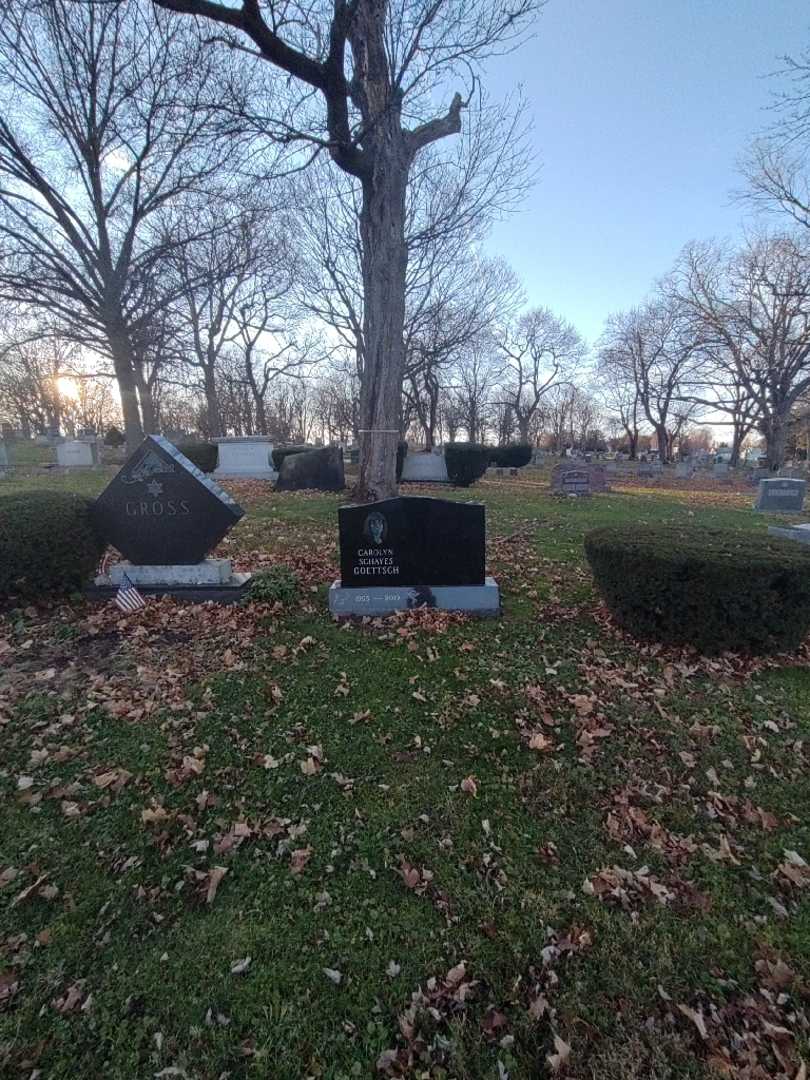 Carolyn Schayes Goettsch's grave. Photo 1