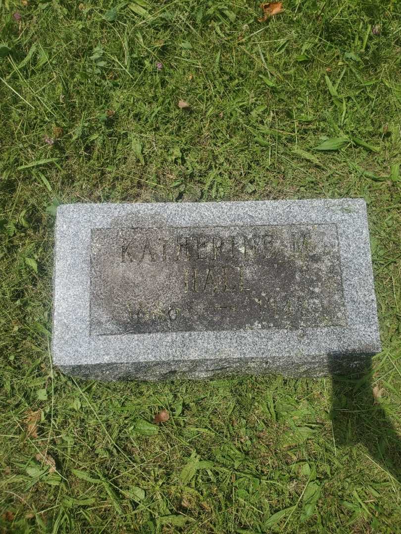 Katherine Isabelle M. Hall's grave. Photo 3