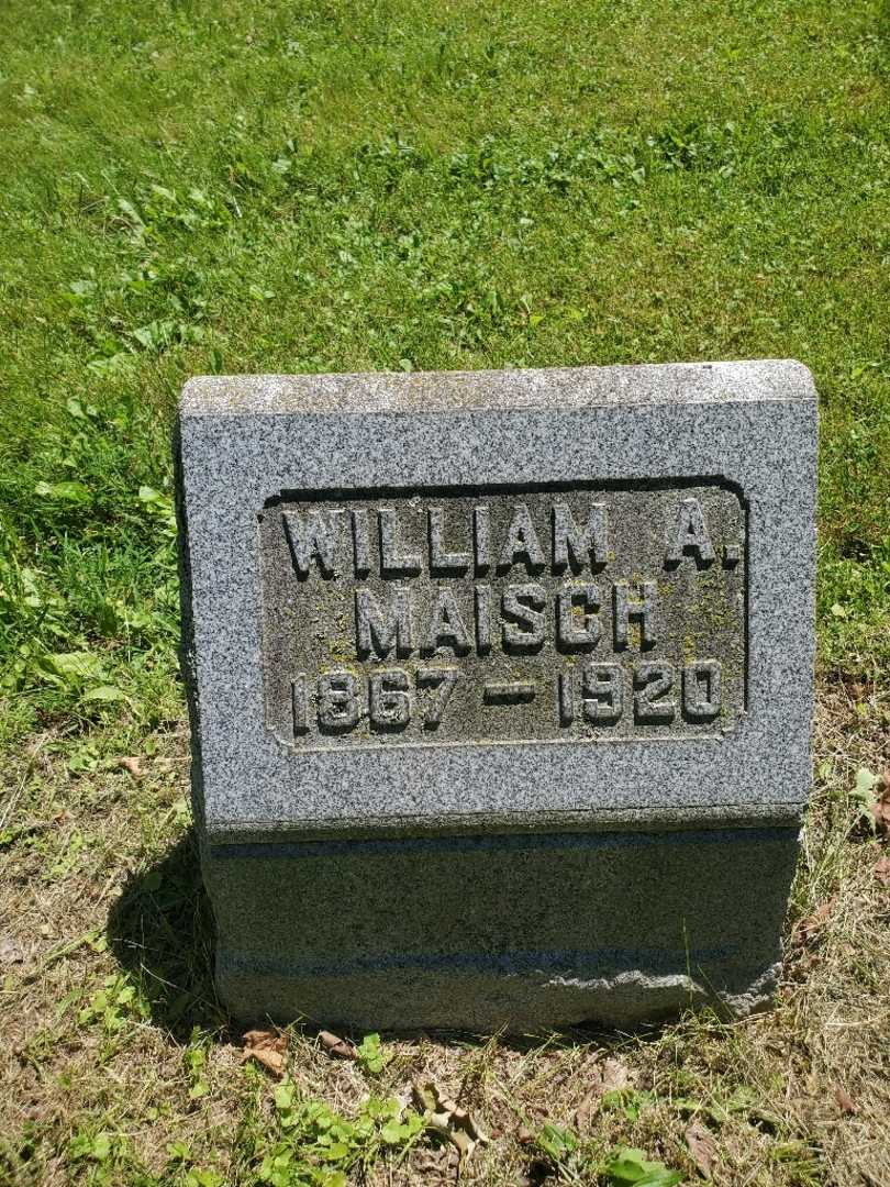 William A. Maisch's grave. Photo 3
