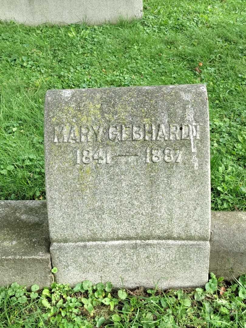 Mary Gebhardt's grave. Photo 3