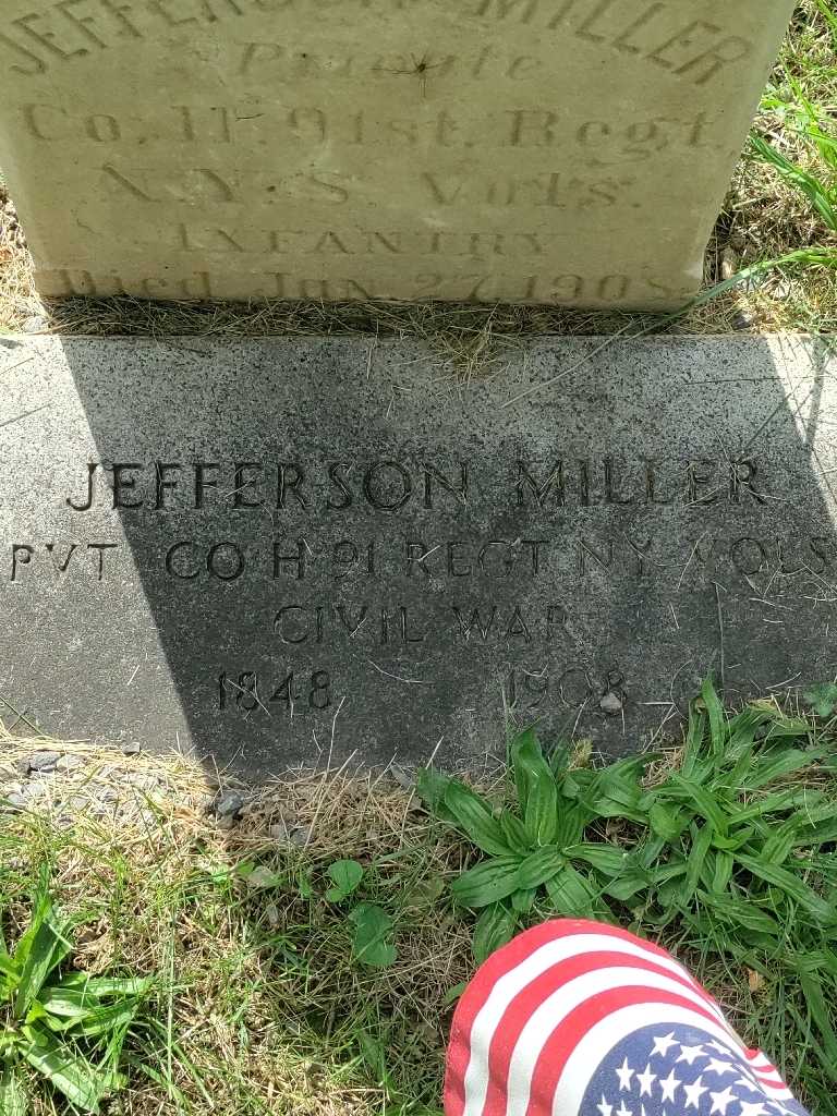 Frank Jefferson Miller's grave. Photo 4