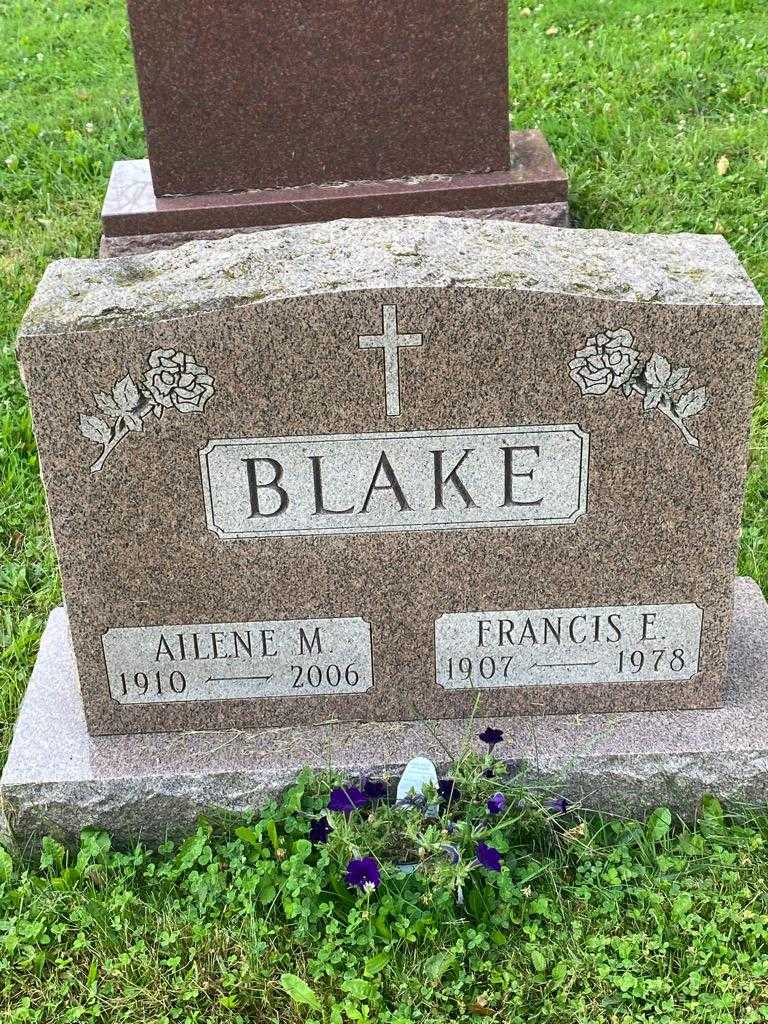 Ailene M. Blake's grave. Photo 3