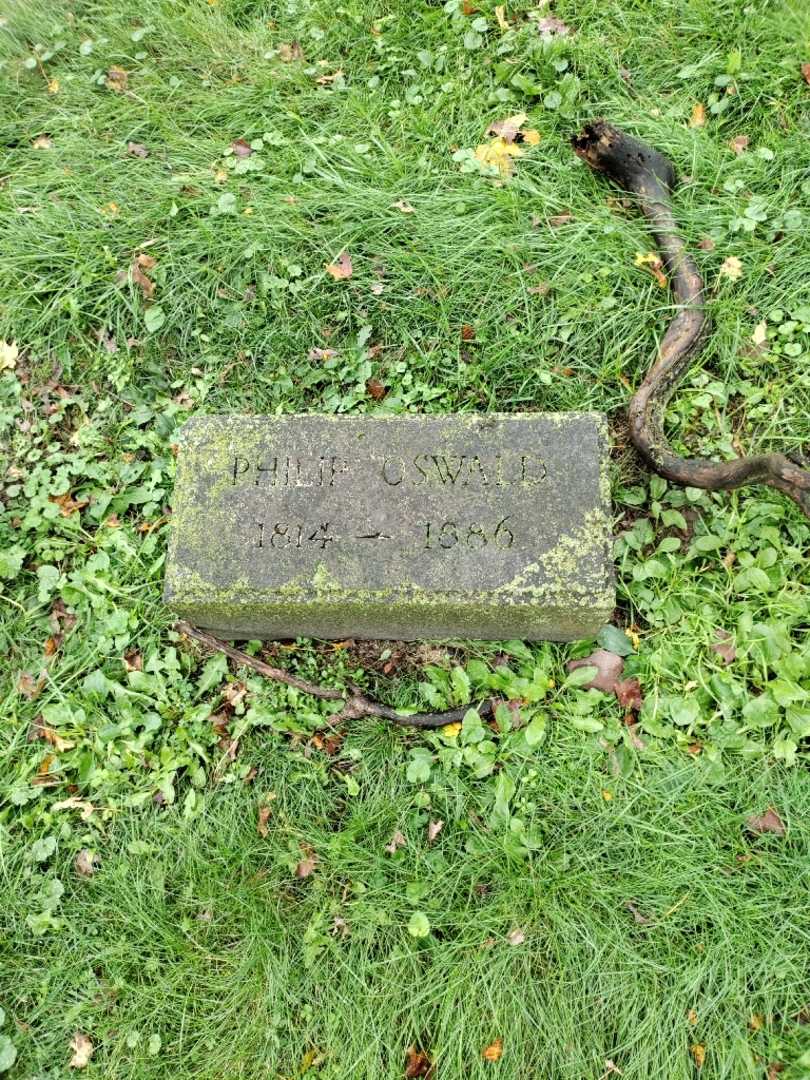 Philip Oswald's grave. Photo 2