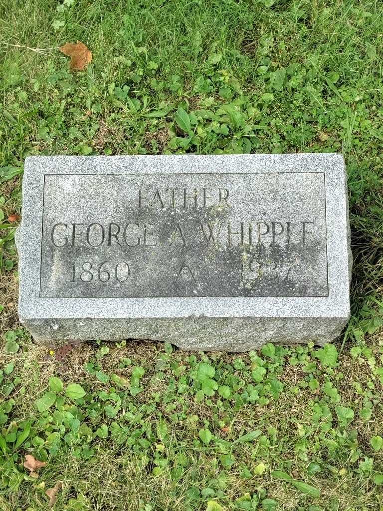 George A. Whipple's grave. Photo 4