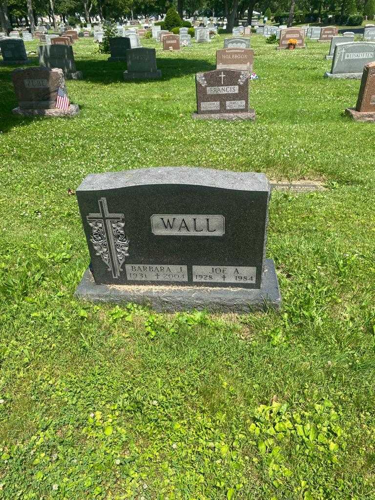 Joe A. Wall's grave. Photo 2