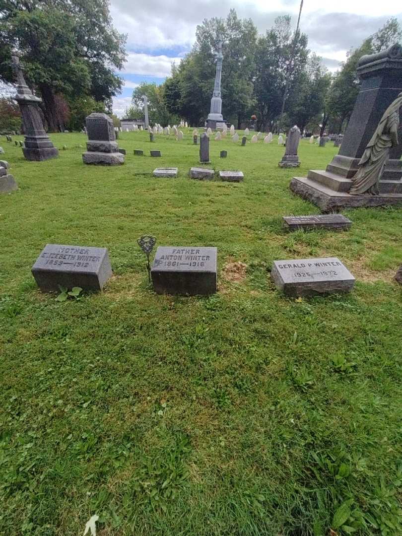 Anton Winter's grave. Photo 2