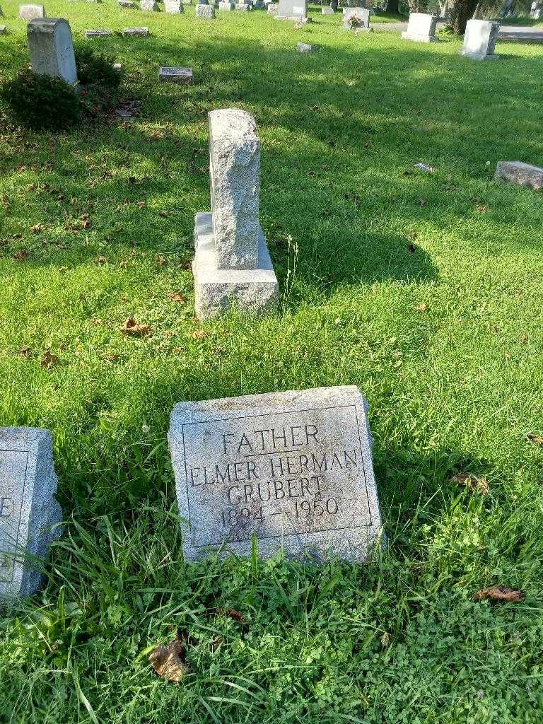 Elmer Herman Grubert's grave. Photo 1