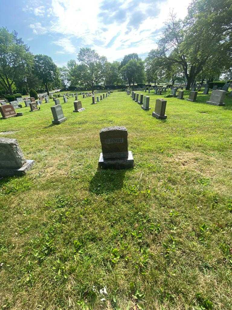 Anna Groth's grave. Photo 1