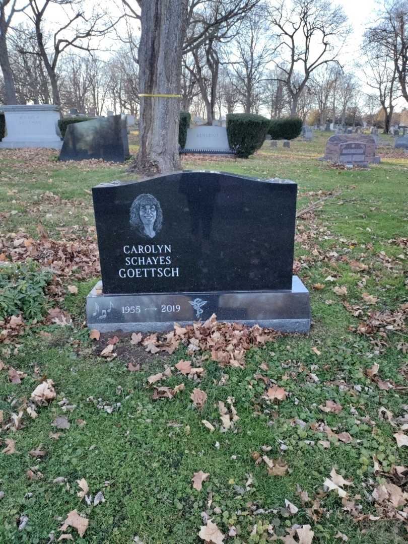 Carolyn Schayes Goettsch's grave. Photo 2