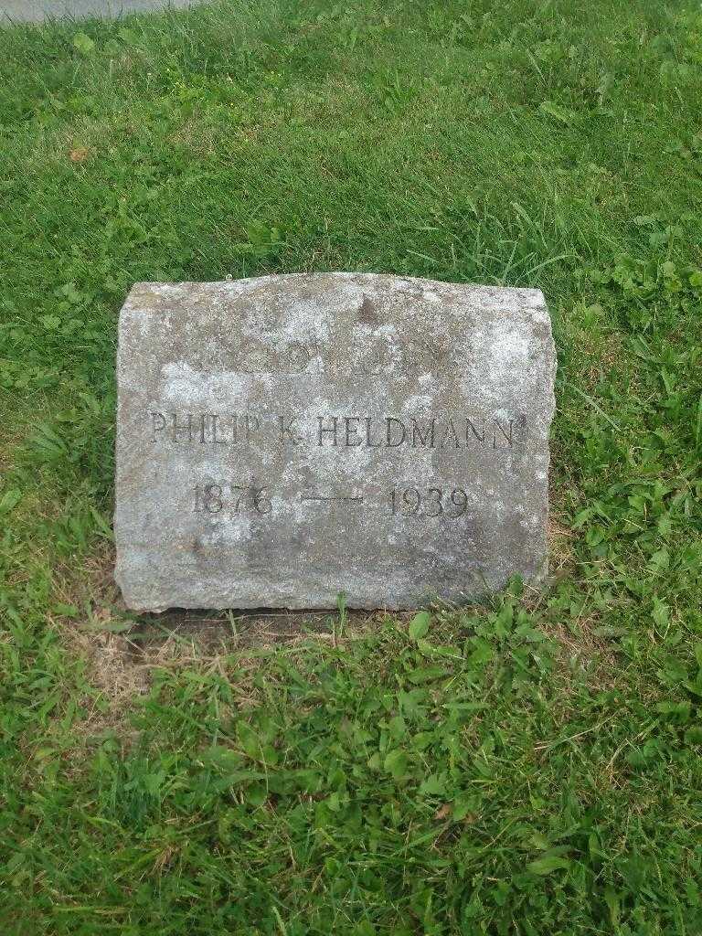 Philip K. Heldmann's grave. Photo 2