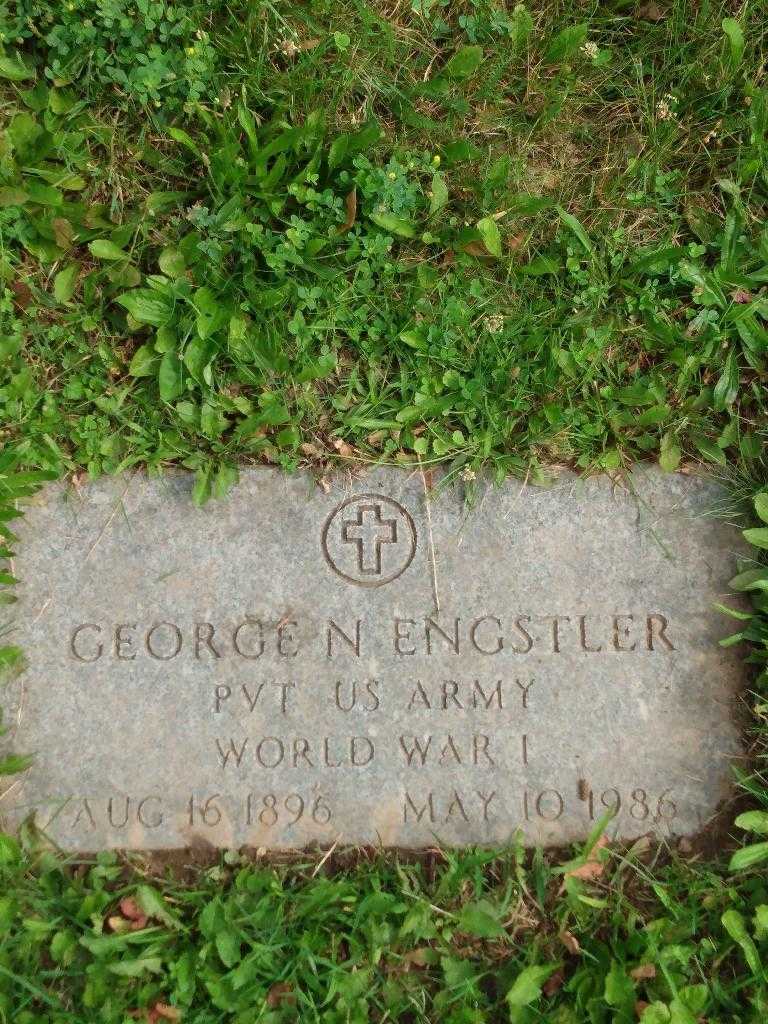 George N. Engstler's grave. Photo 1
