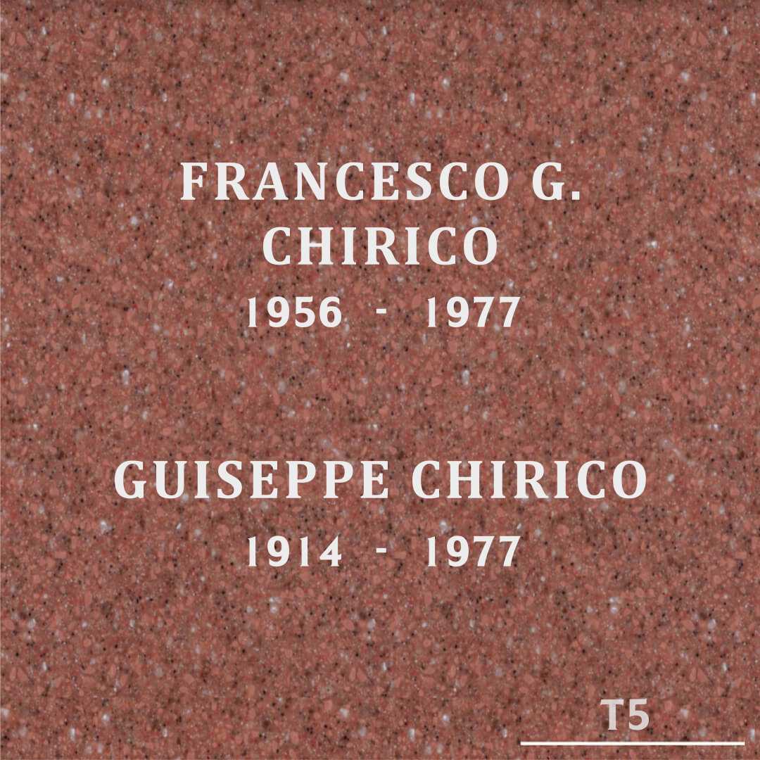 Guiseppe Chirico's grave