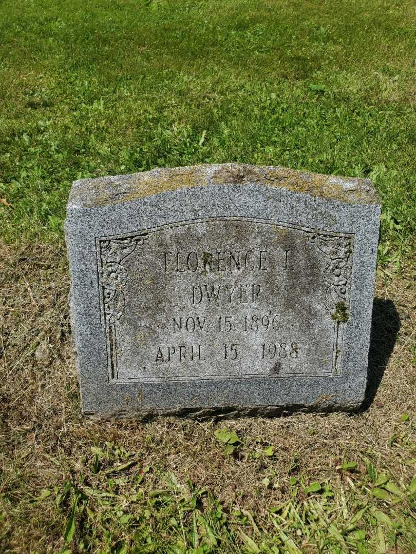 Florence I. Dwyer's grave. Photo 3