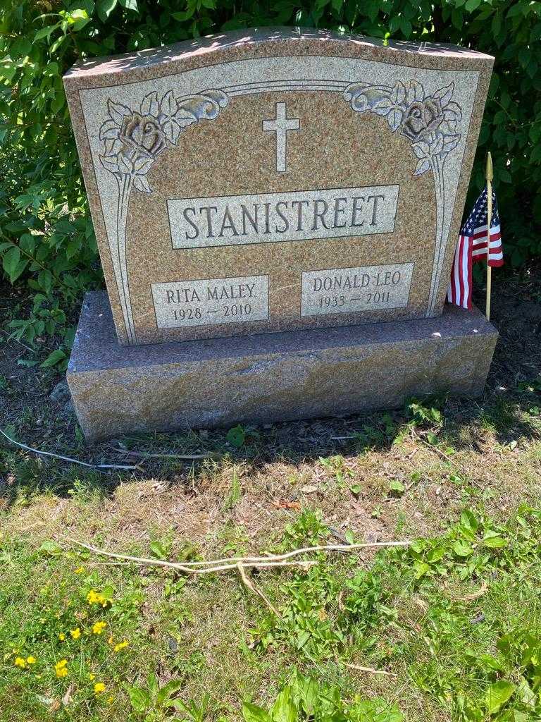 Rita Maley Stanistreet's grave. Photo 2