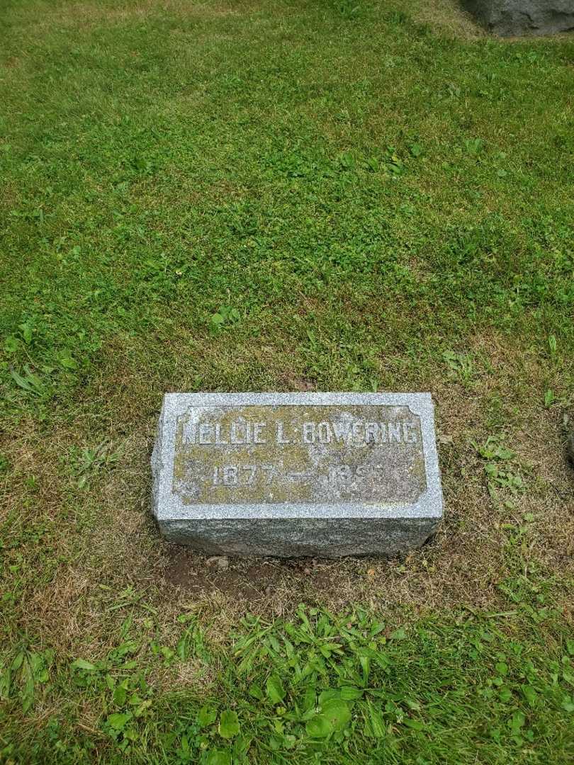 Nellie L. Bowering's grave. Photo 2