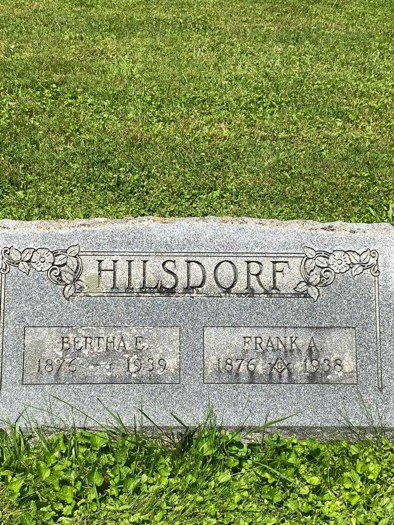 Bertha E. Hilsdorf's grave. Photo 3