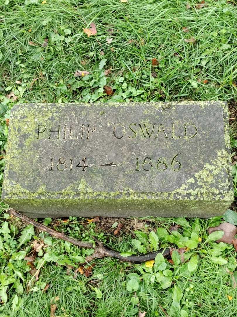 Philip Oswald's grave. Photo 3