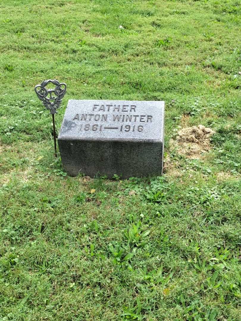 Anton Winter's grave. Photo 3