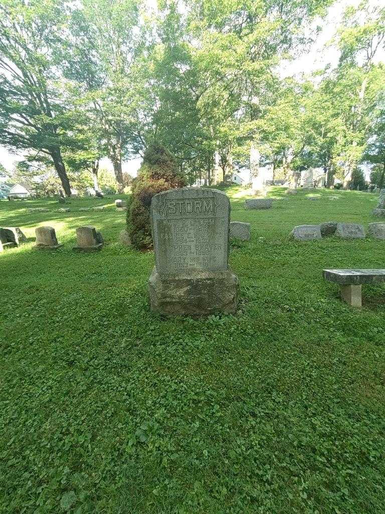 William H. Storm's grave. Photo 1