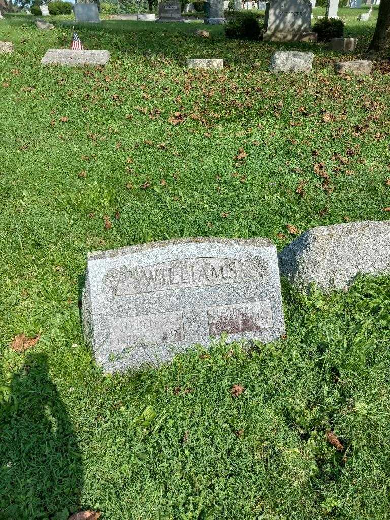 Helen A. Williams's grave. Photo 1