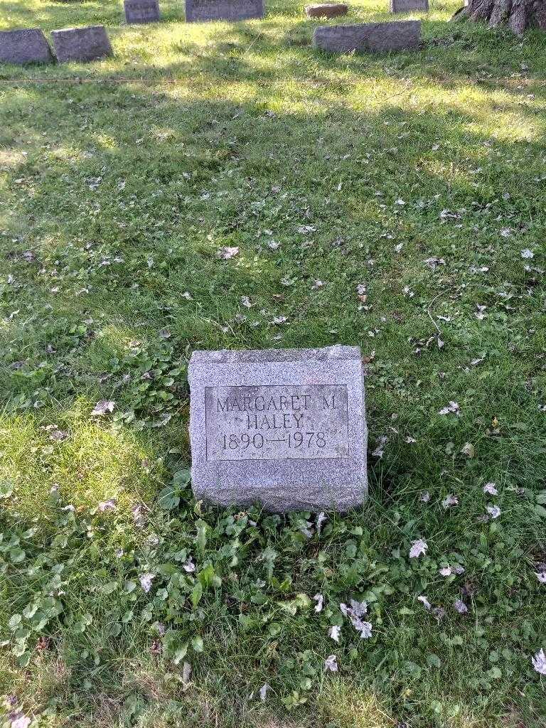 Margaret M. Haley's grave. Photo 2