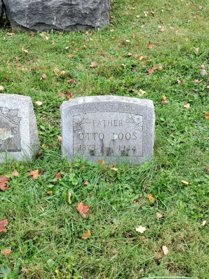 Otto Loos's grave. Photo 2