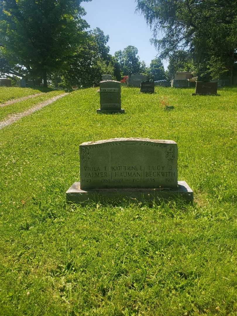 Katherine E. Hauman's grave. Photo 2