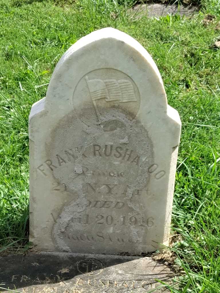 Frank Rushaloo's grave. Photo 3